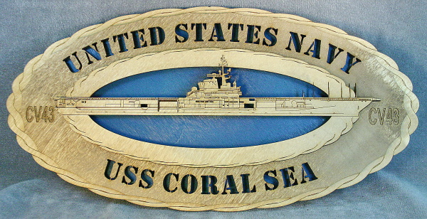 USS Coral Sea Wall Tribute